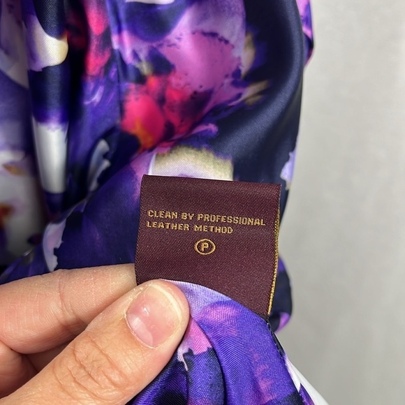 Hal Rubenstein Pink Laser Cut Genuine Leather Zip Jacket Womens Size 3x - Picture 11 of 16